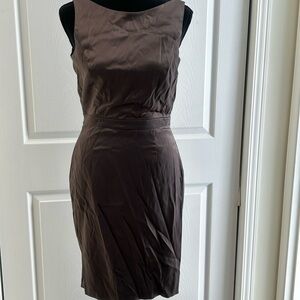 Marc New York Grey Sleeveless Cut-Out Back Dress